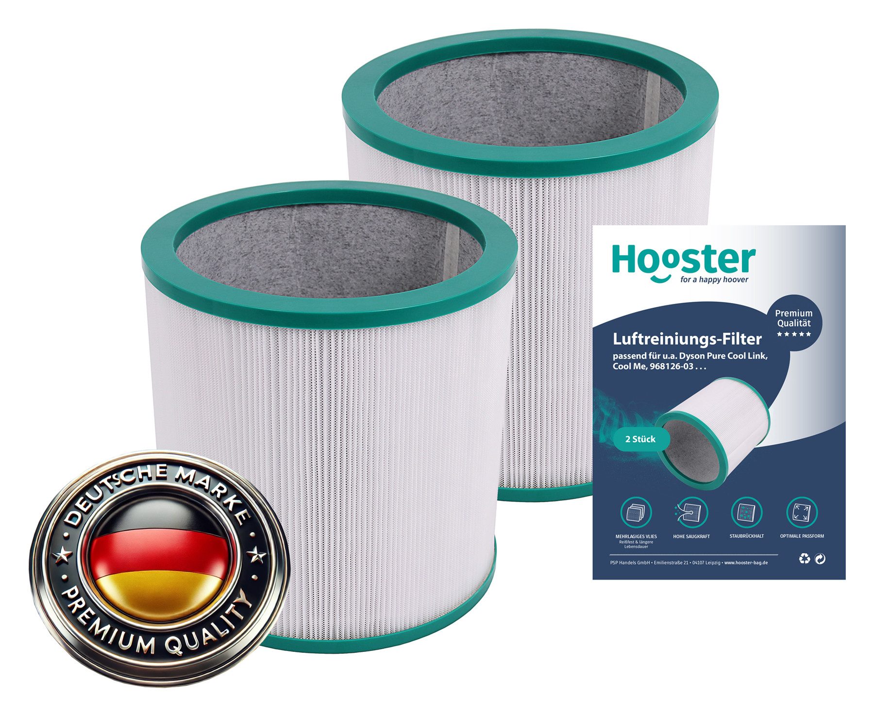 Luftfilter (SET mit 2 Stück) für Dyson Pure Cool Link / Cool Me
