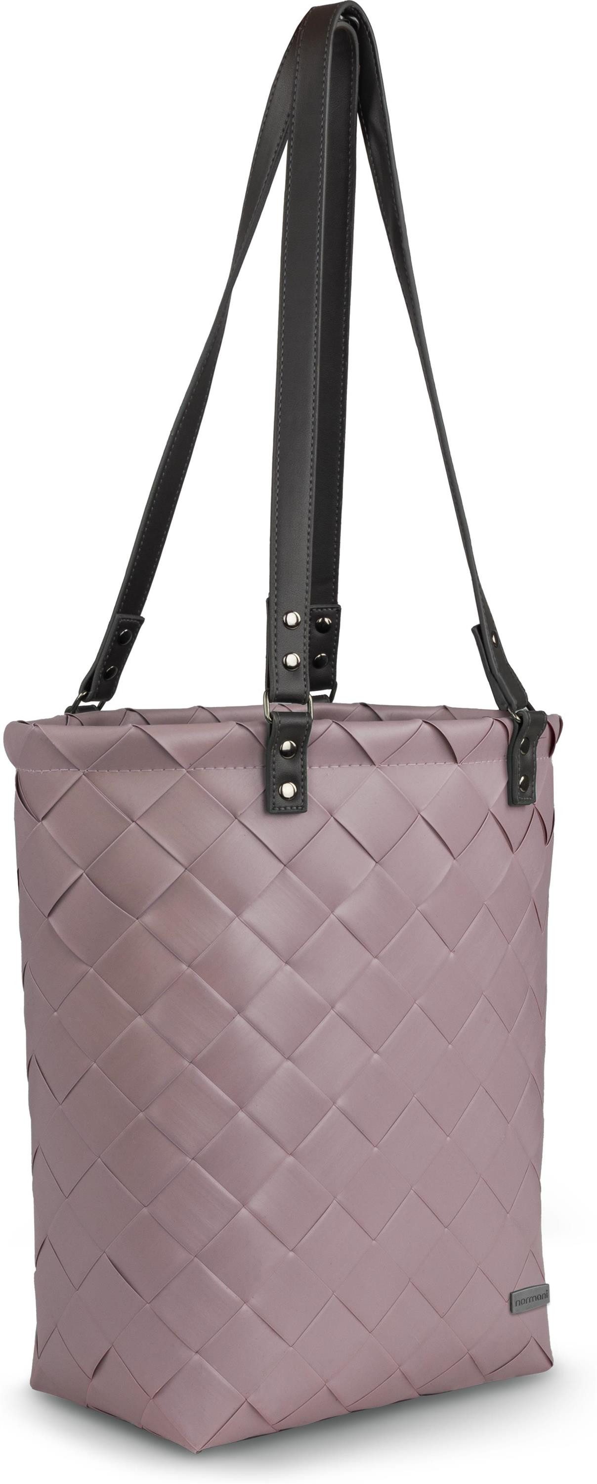 normani Einkaufskorb Tote Bag Flechtkorb 12 Liter Temara, 12 l, Handtasche aus pflegeleichtem Material