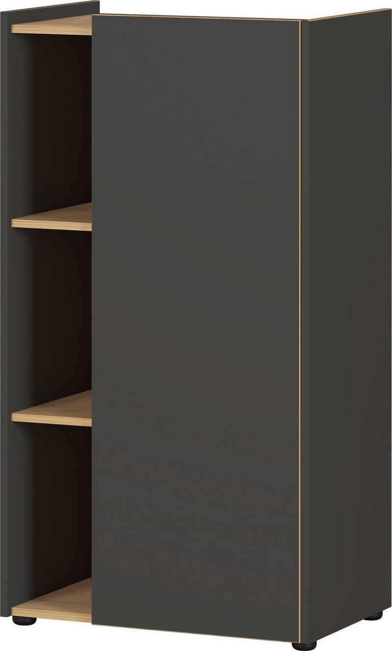 KADIMA DESIGN Container »LEINE Büroschrank 62 x 115 x 42 grau/Holz«