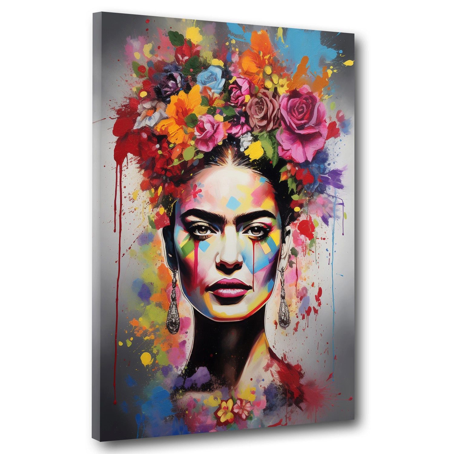 Artedinoi Leinwandbild Pop Art abstrakt Frida Leinwandbild Wandbild Kunstdr günstig online kaufen