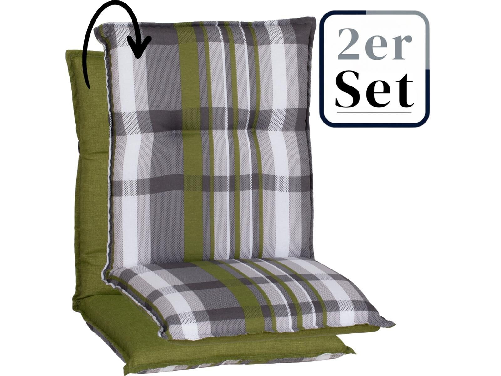 Green Spirit Polsterauflage Auflagen-Serie »Tirana« grün, (Set, 2 St., 2er-Set)