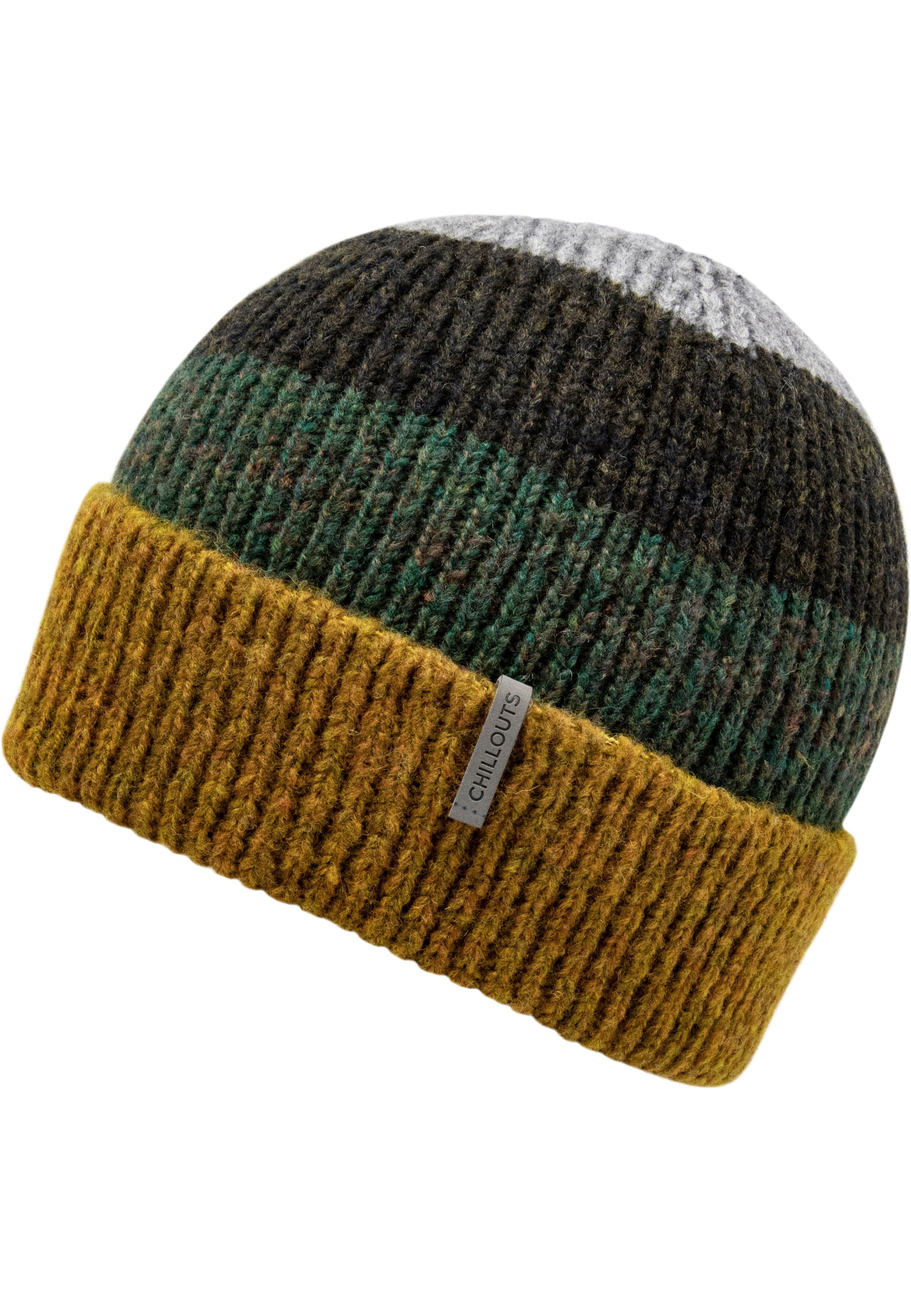 chillouts Beanie Fritz Hat Meliertes Design curry | Strickmützen