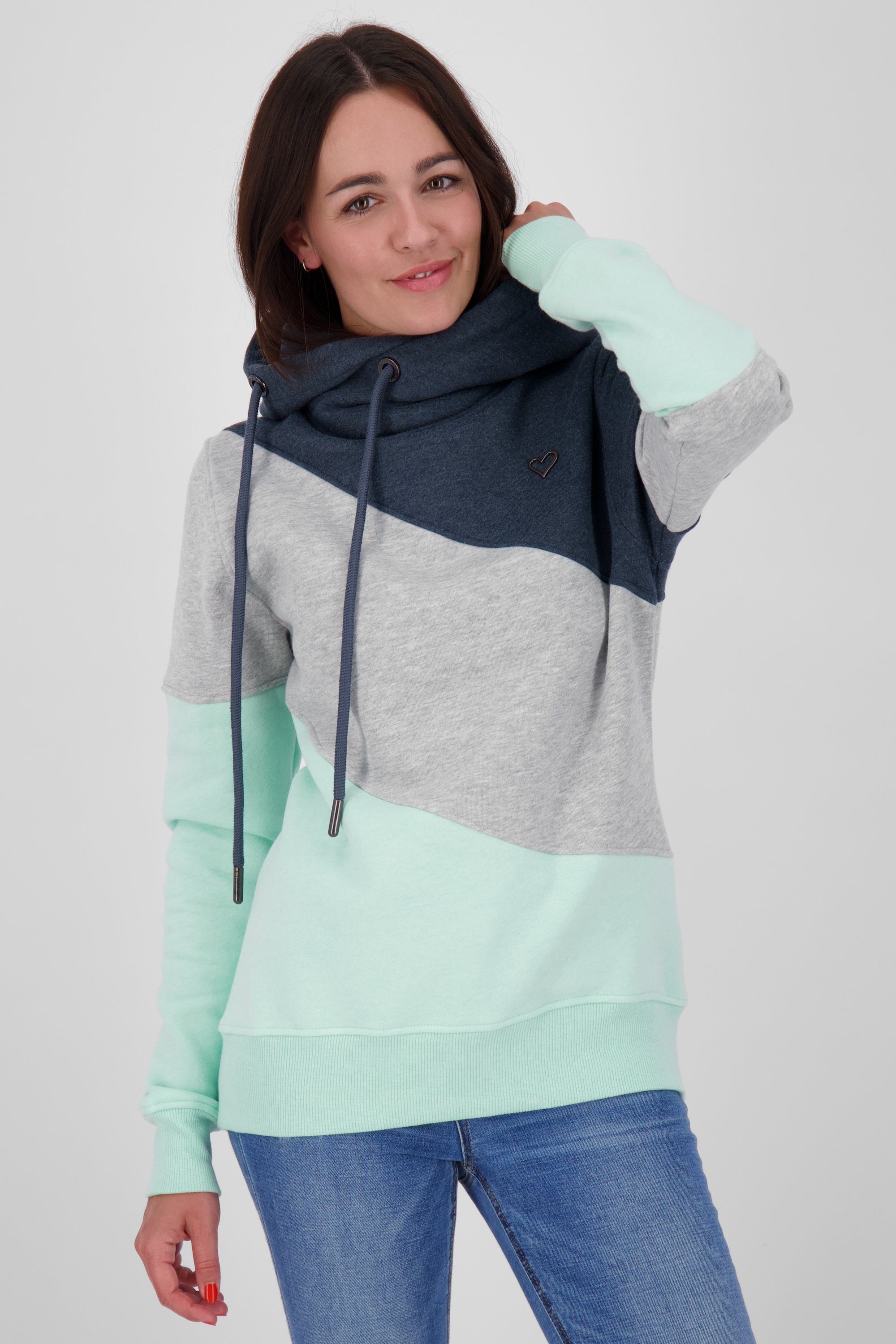 mint StacyAK Kapuzensweatshirt Sweat & melange Kapuzensweatshirt, Alife Kickin Sweatshirt Damen A