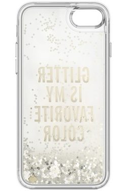 KATE SPADE NEW YORK Smartphone-Hülle Kate Spade New York Liquid Glitter Cover Case Schutz-Hülle Bag Schneekugel Flüssig Glitzer für Apple iPhone 7 8 SE 2020 2. Generation 11,94 cm (4,7 Zoll), Flüssiger Glizer mit Schneekugel-Effekt