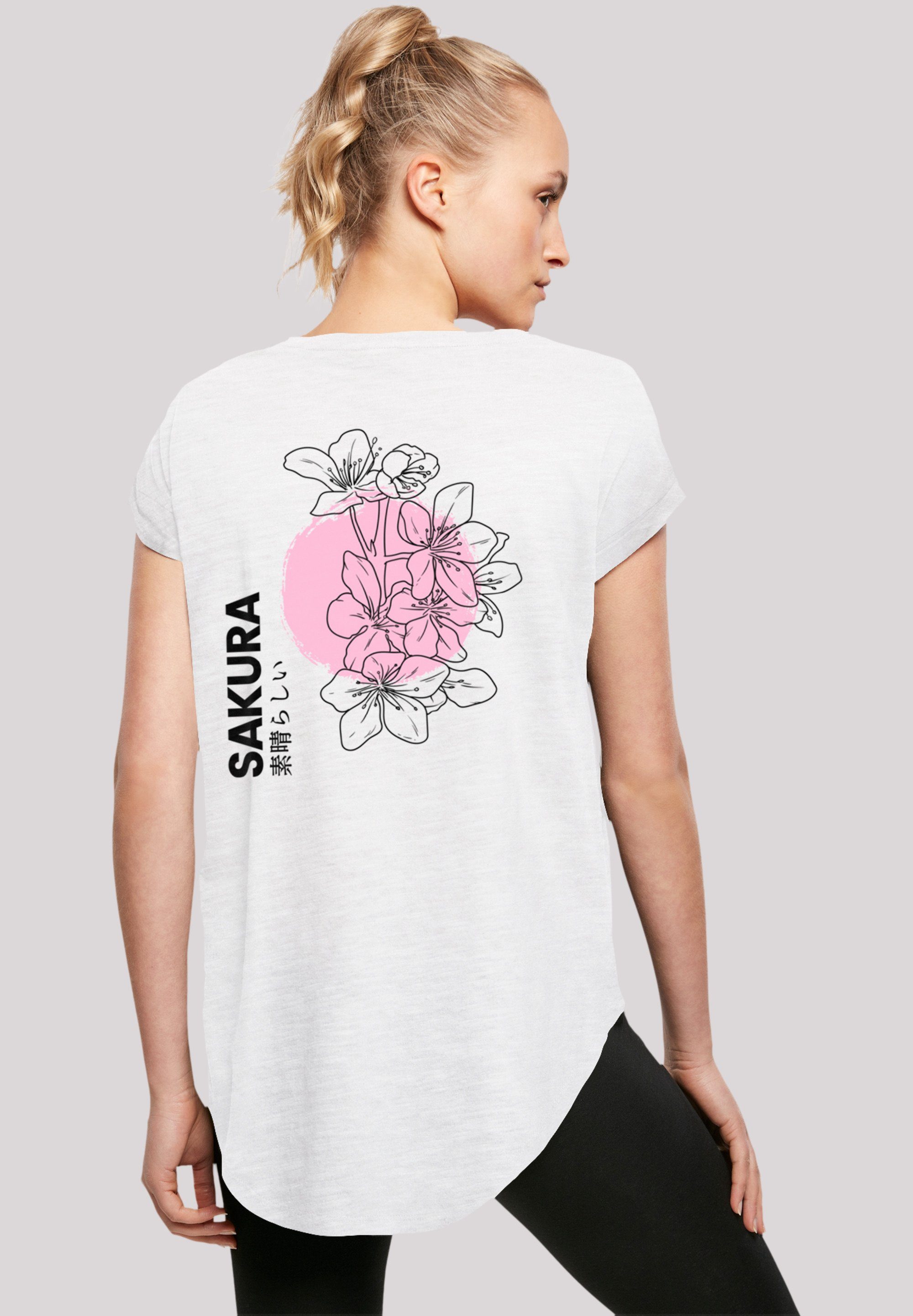 F4NT4STIC T-Shirt Sakura Japan Grafik Baumwollstoff weicher Print, hohem mit Tragekomfort Sehr