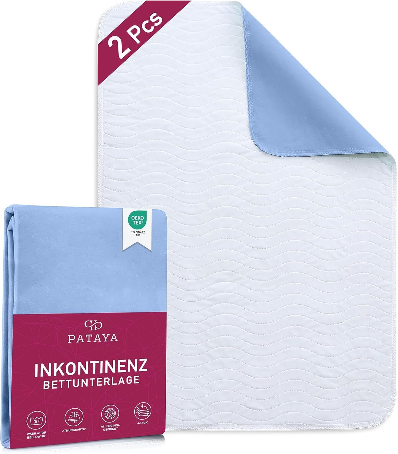 Inkontinenzauflage wasserdichte Matratzenauflage, waschbar Inkontinenzunterlage Pataya, Tierbedarf, Bettschutz