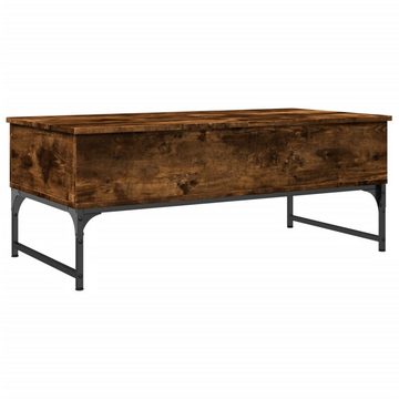 vidaXL Couchtisch Couchtisch Räuchereiche 100x50x40 cm Holzwerkstoff und Metall