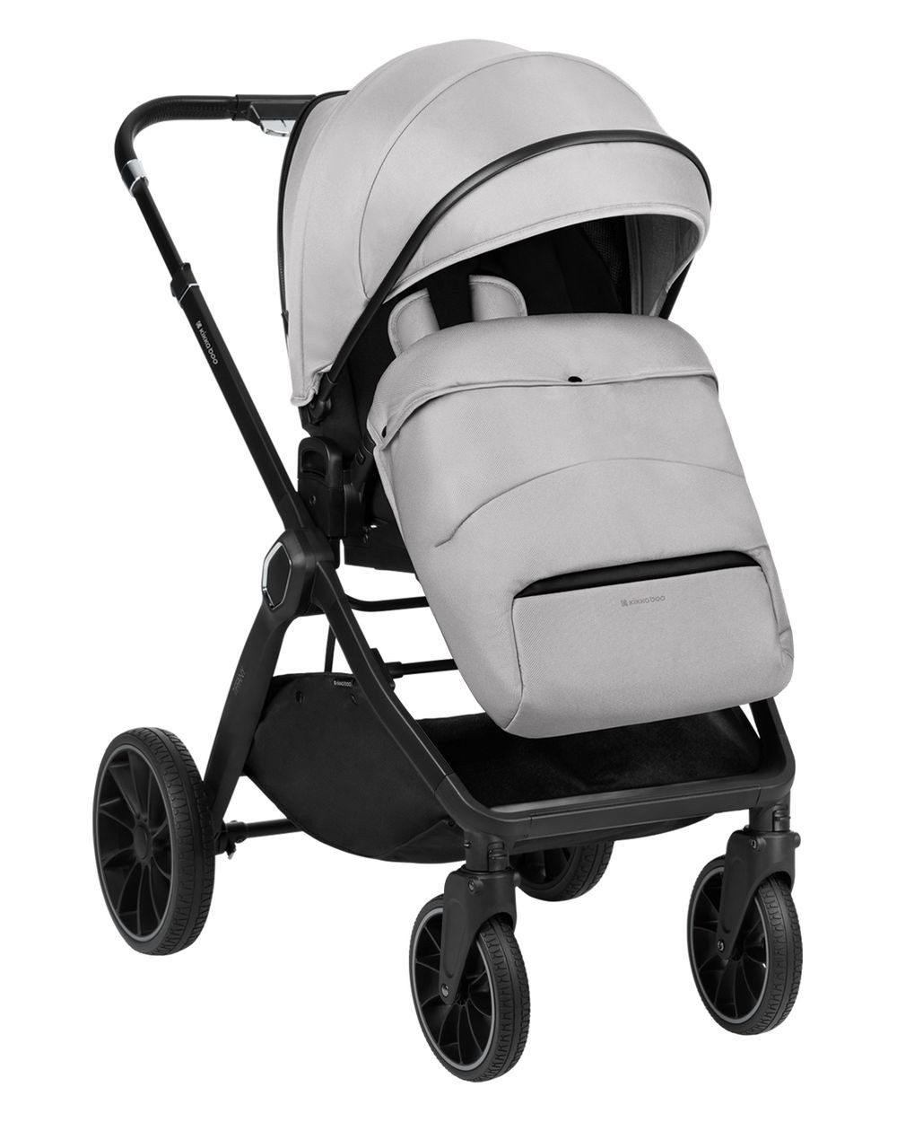 Kikkaboo Kombi-Kinderwagen Kinderwagen Tiffany 2 in 1, Babywanne, Sportsitz, Wickeltasche, PU-Räder