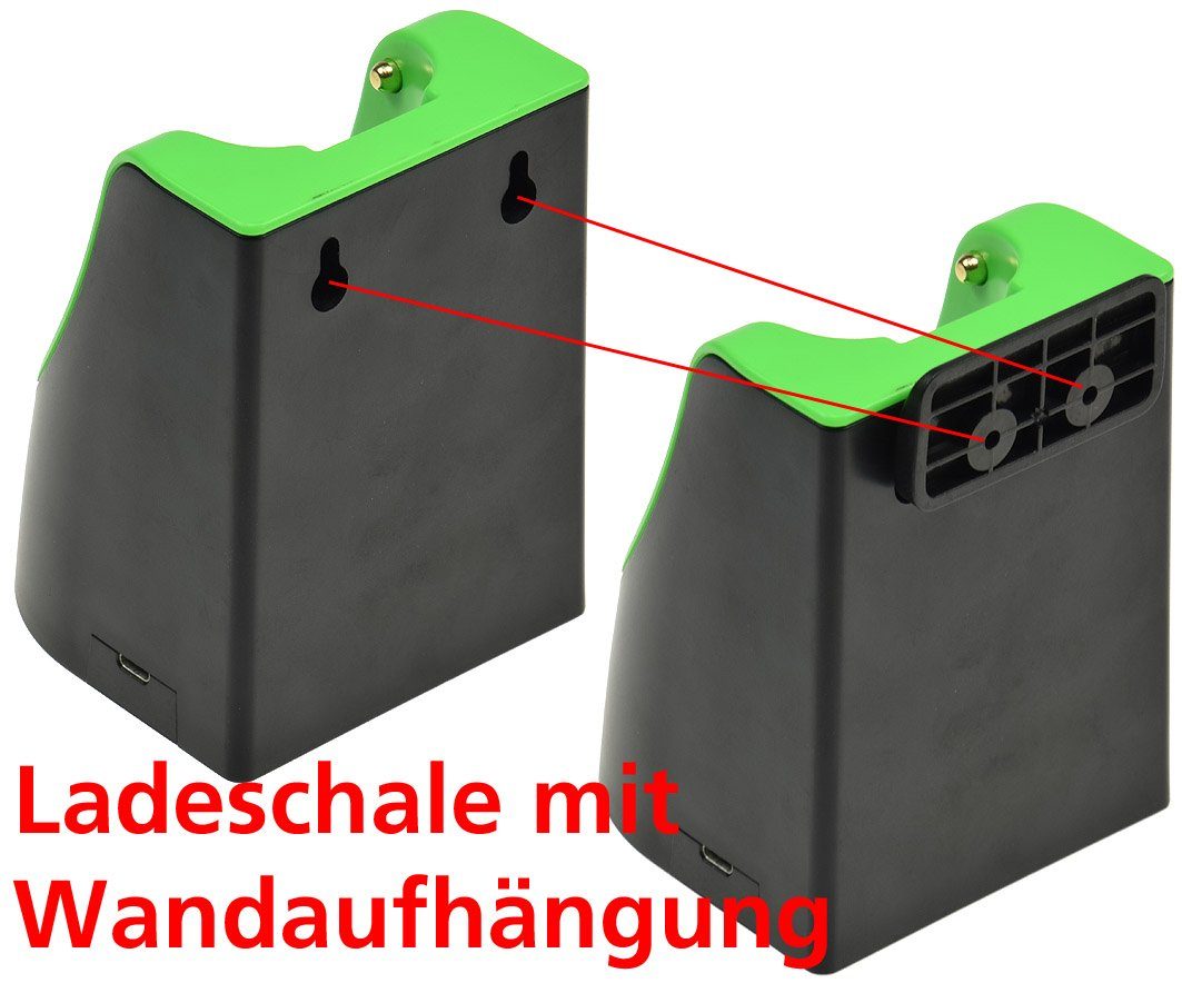 ChiliTec Arbeitsleuchte LED Stableuchte IP44 mit Akku & Ladestation