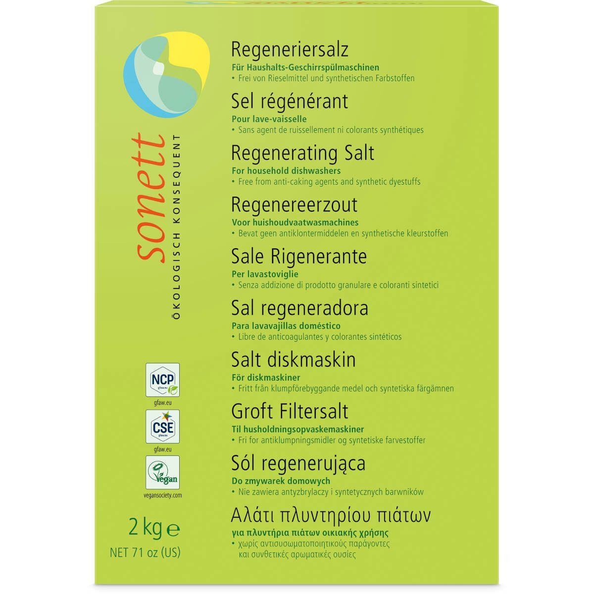 Sonett Sonett Regeneriersalz 2 kg Regeneriersalz