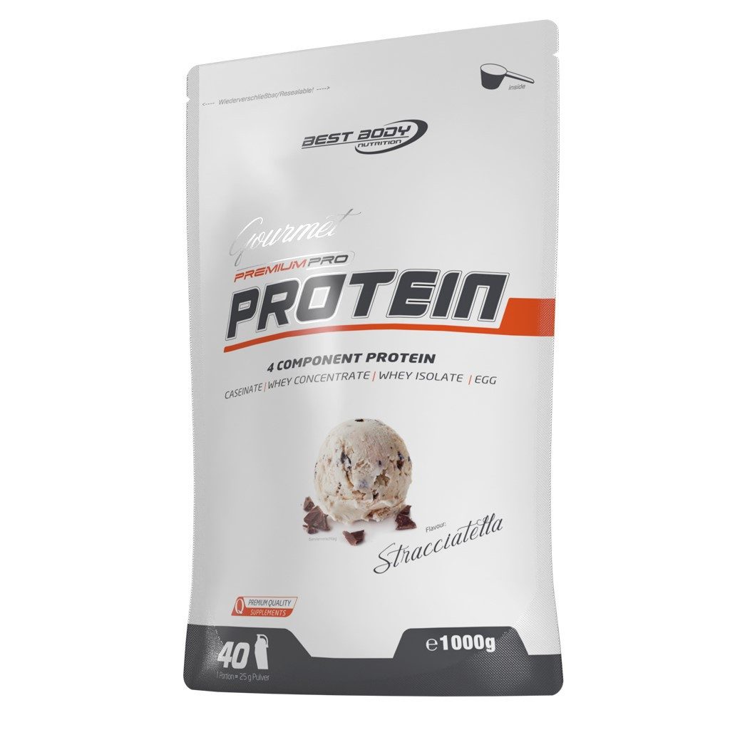 Best Body Nutrition Gourmet Premium Pro Protein - 1000 g Zipp-Beutel Pulver, 1000 g