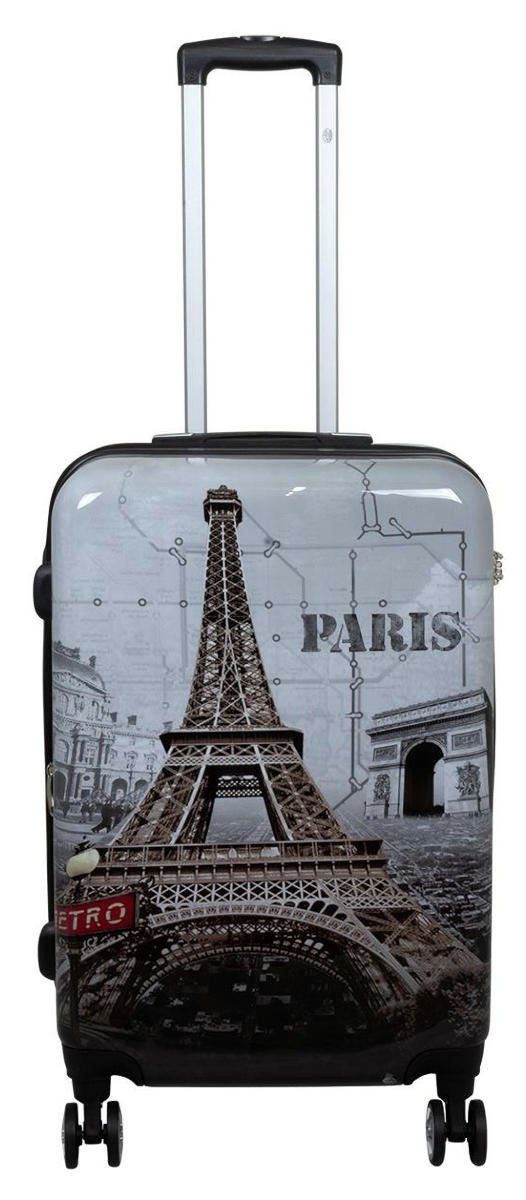 Warenhandel König Hartschalen-Trolley Paris Eiffelturm, 4 günstig online kaufen