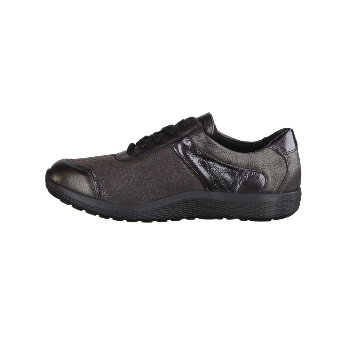 Freizeit Schnürer für Damen in grau Sneaker