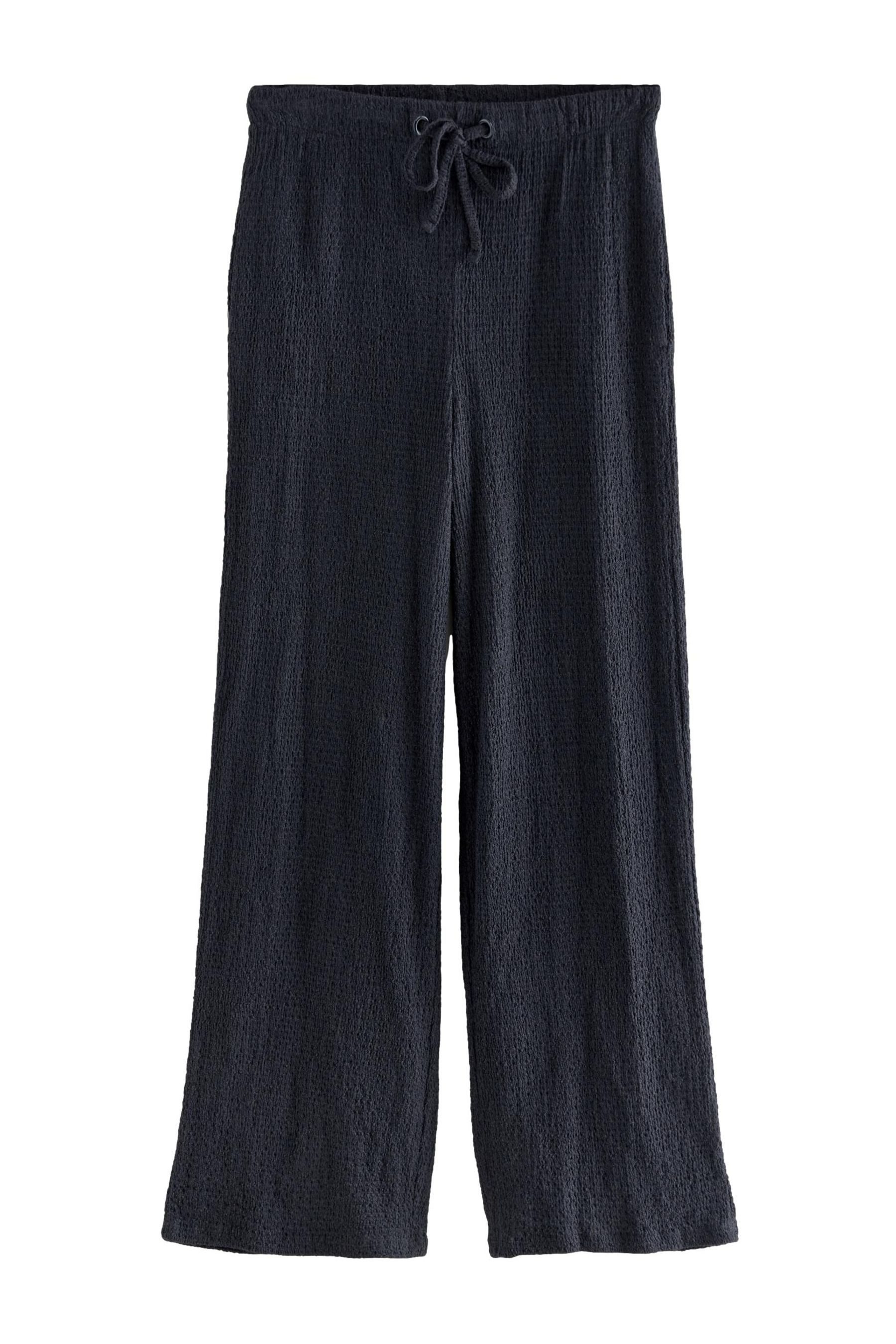 Next Palazzohose Strukturierte Hose mit weitem günstig online kaufen