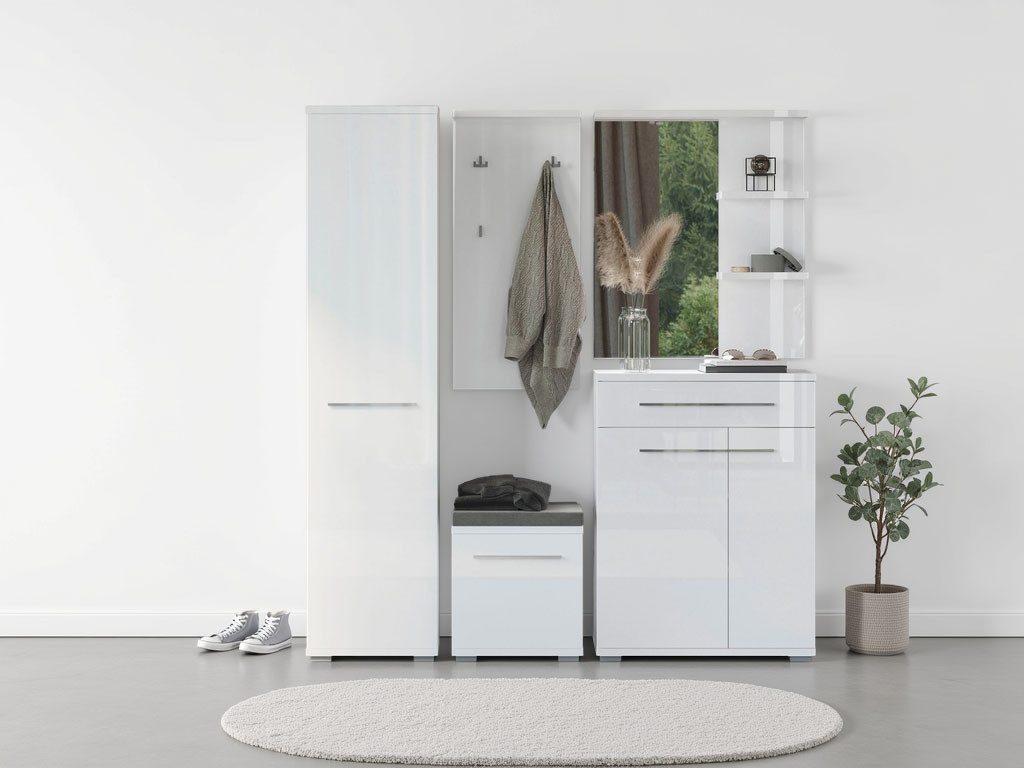 Places of Style Шкафы-Set Piano, (Set, 5-St), UV lackiert, kratzfest, hochglänzend, Soft-Close Funktion