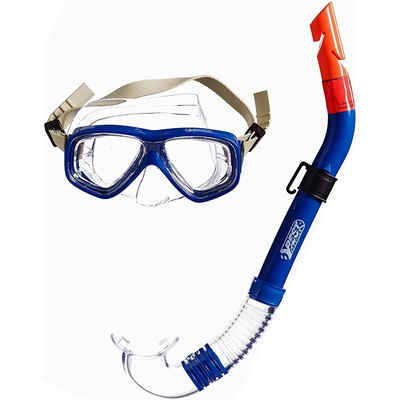 Best Sporting Tauchset Anaconda, Blau, mit Taucherbrille und Schnorchel, für Jugendliche