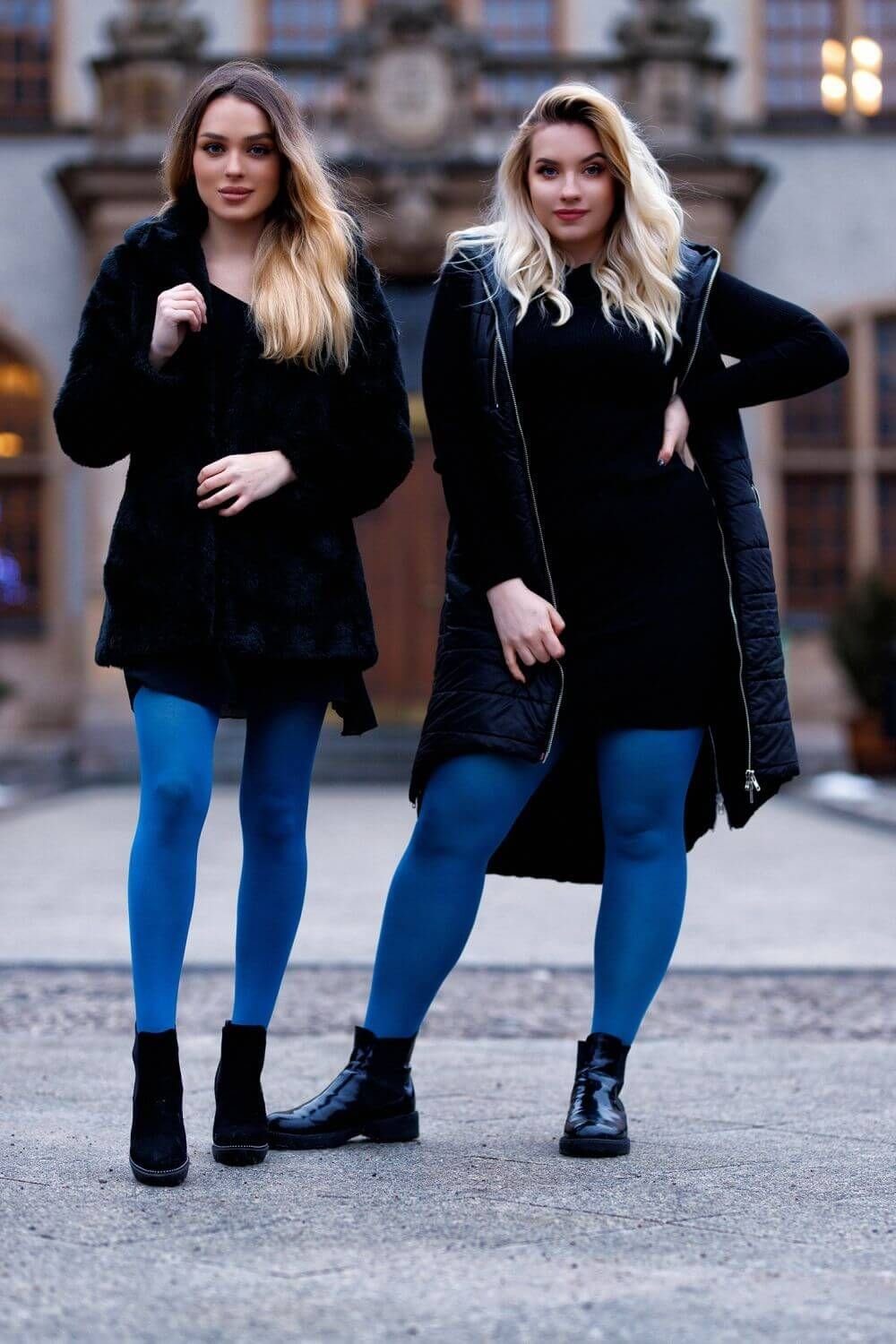 Aurellie Strumpfhose - Blickdicht und warm 60 Den Mikrofaser Strumpfhose - ohne Muster 60 DEN aus hochwertige Material, perfekt für vielseitige Anwendung