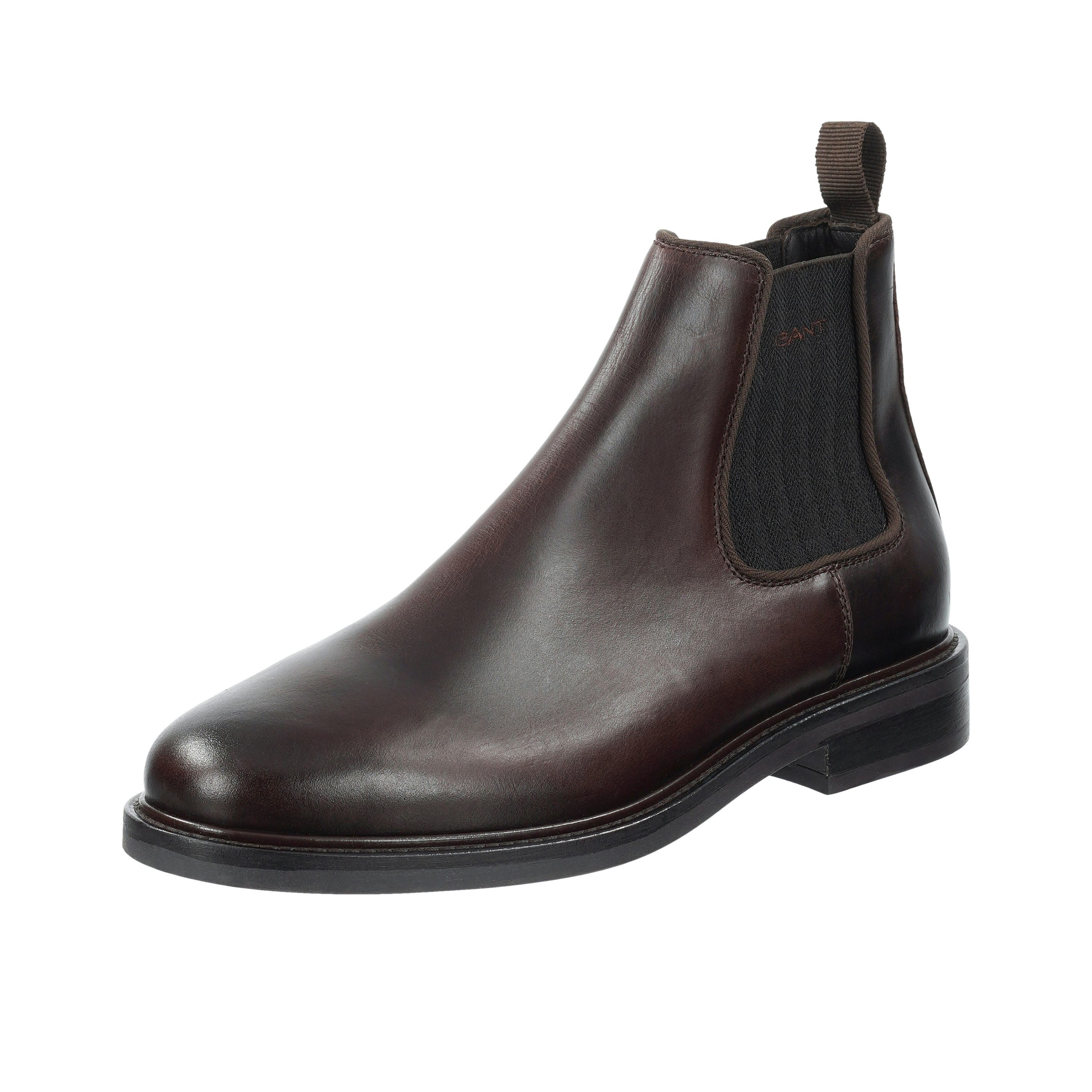 Gant Chelseaboots Stiefelette, Schlupfboots mit Stretcheinsätze