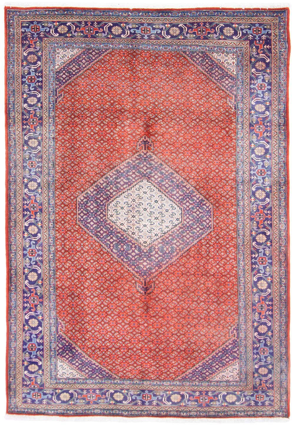 Wollteppich Ardebil Medaillon Rosso 288 x 199 cm, morgenland, rechteckig, Höhe: 10 mm, Unikat mit Zertifikat