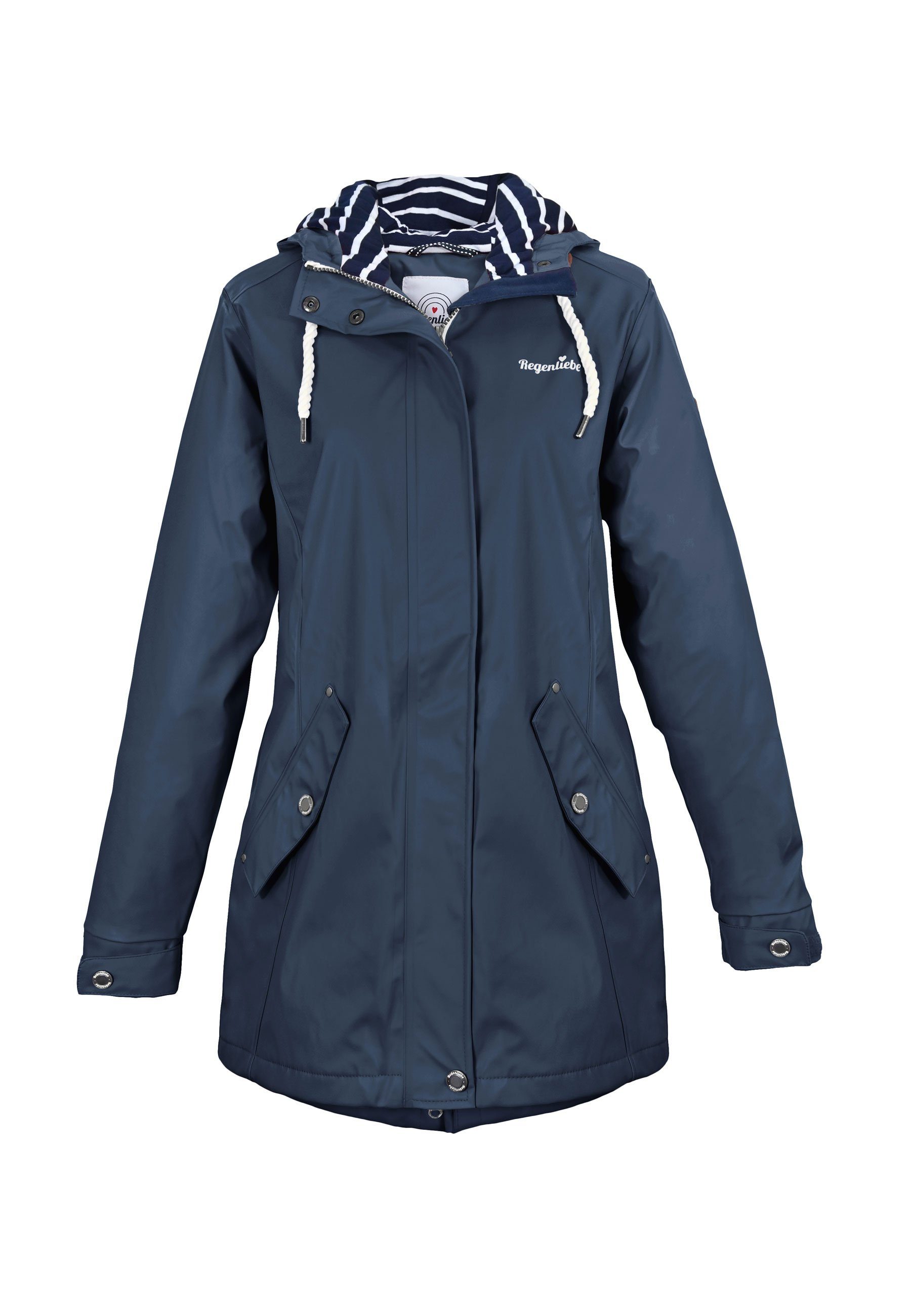 Regenliebe Regenjacke Friesennerz taillierter Regenmantel mit günstig online kaufen