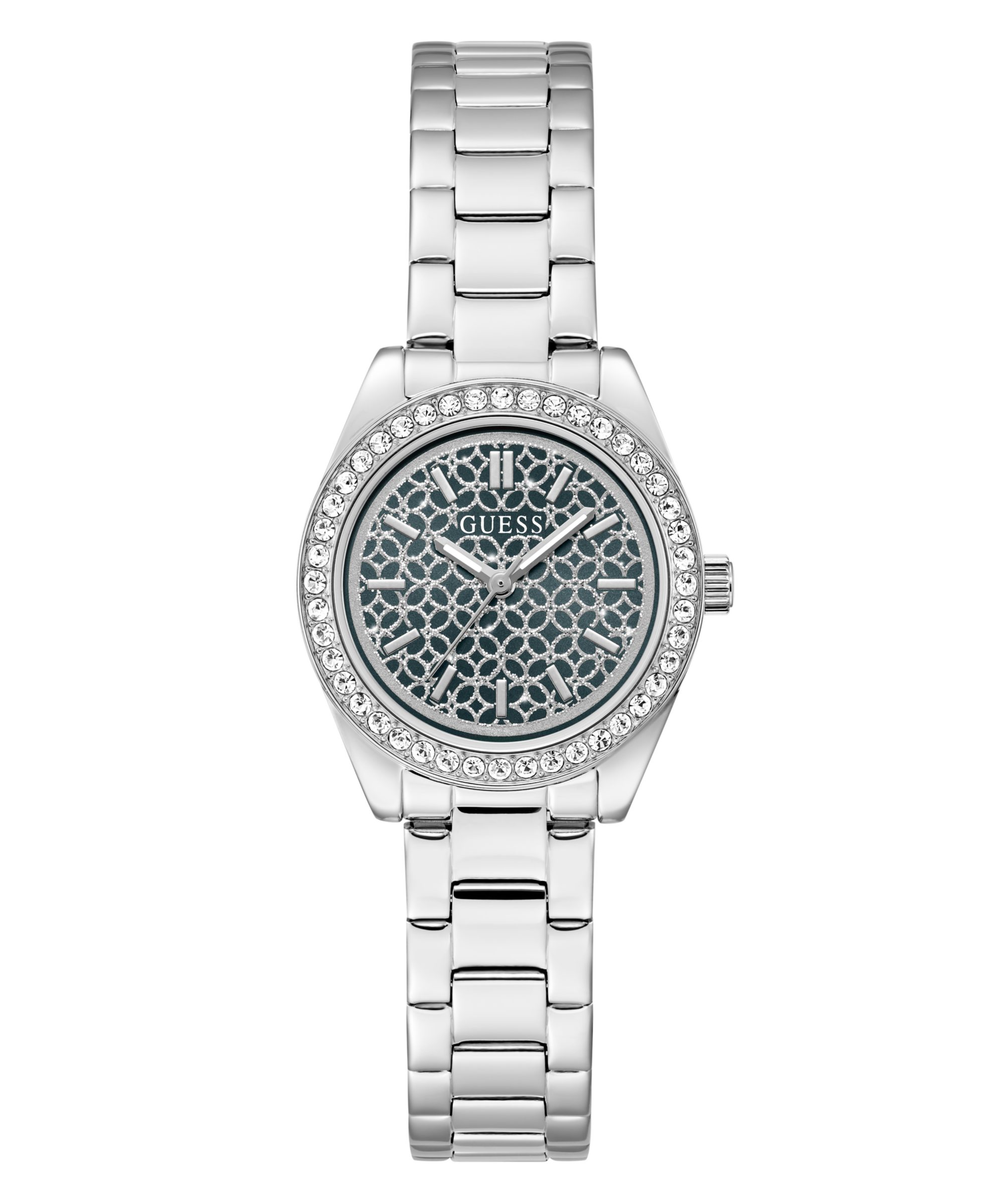 Guess Quarzuhr MINI LUNA GW1100L1, Armbanduhr, Damenuhr, Edelstahlarmband, analog