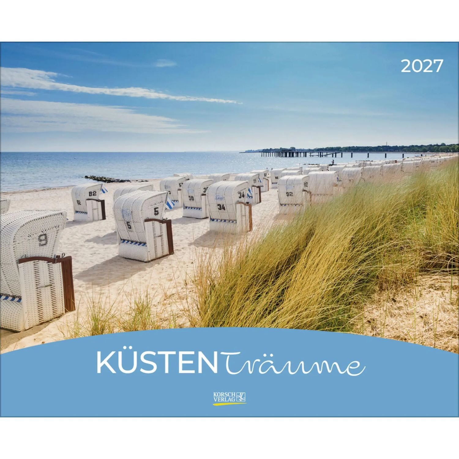 Korsch Verlag Wandkalender Küstenträume 2027