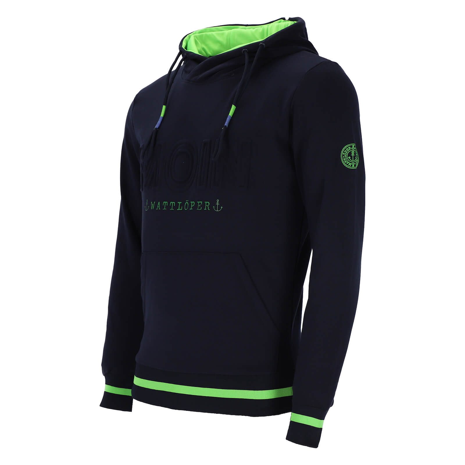 Wattlöper Kapuzenpullover Herren Sweathoody mit Moin-PopUp günstig online kaufen