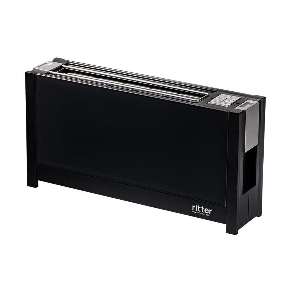 ritter Toaster Toaster 1000 W 39x20x9 cm volcano³ schwarz, Toaster, schwarz