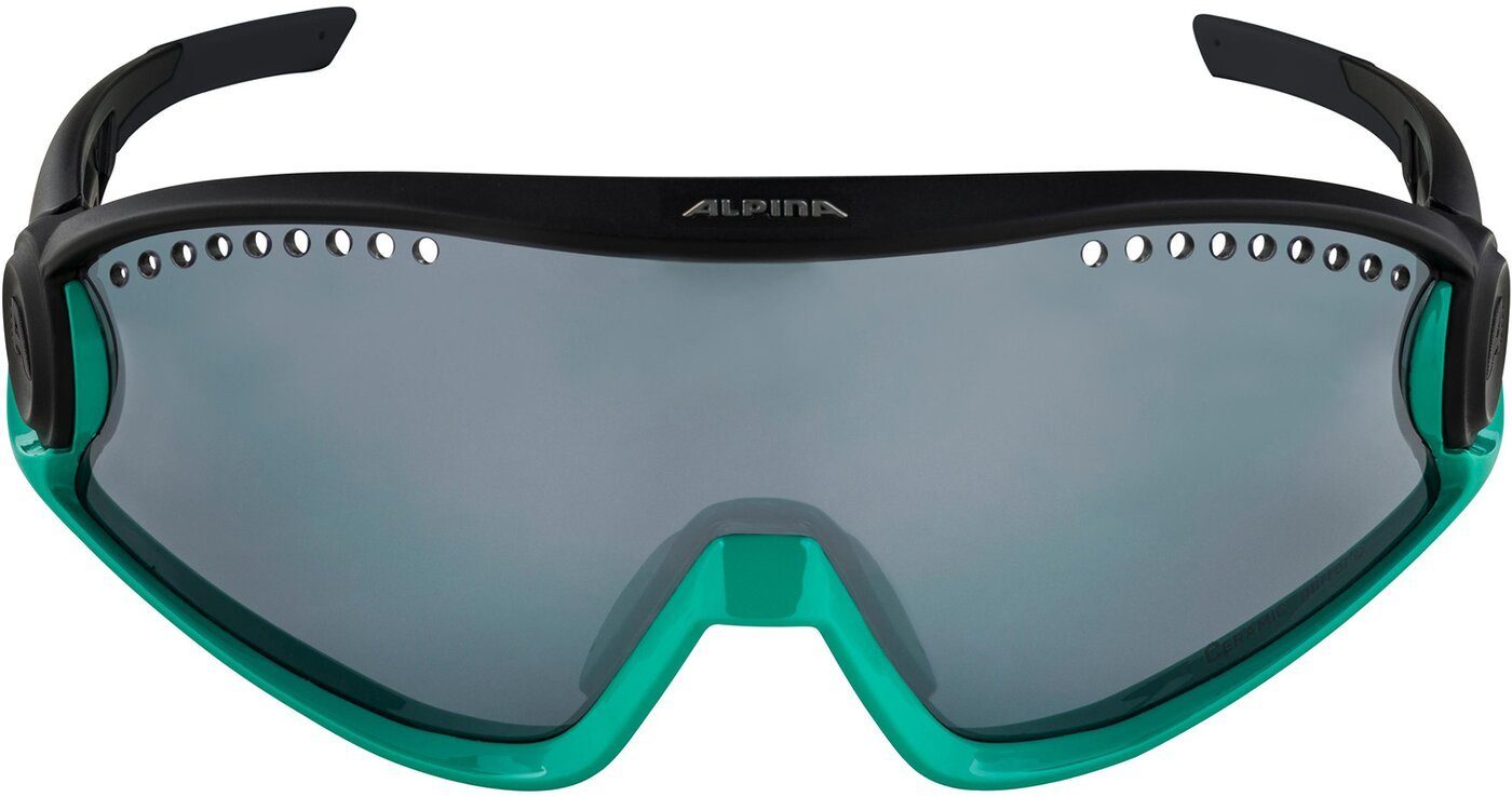 Alpina Sports Sonnenbrille 5W1NG TURQUOISE-BLACK MATT