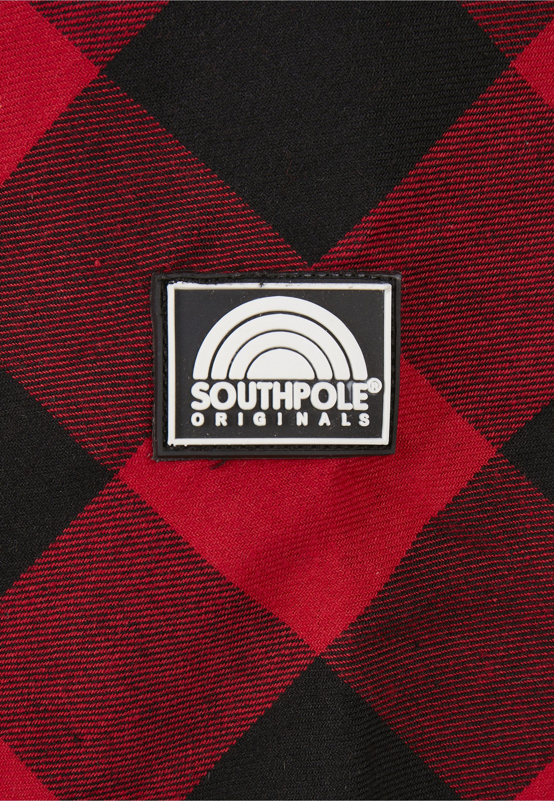 Southpole Langarmshirt Southpole Herren Southpole Check Flannel Shirt (1-tlg)