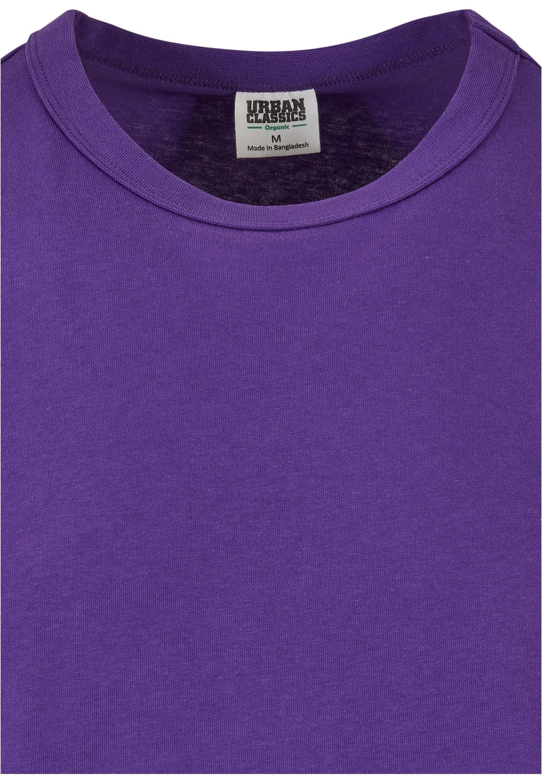 Basic URBAN CLASSICS Tee Organic (1-tlg) Herren T-Shirt realviolet