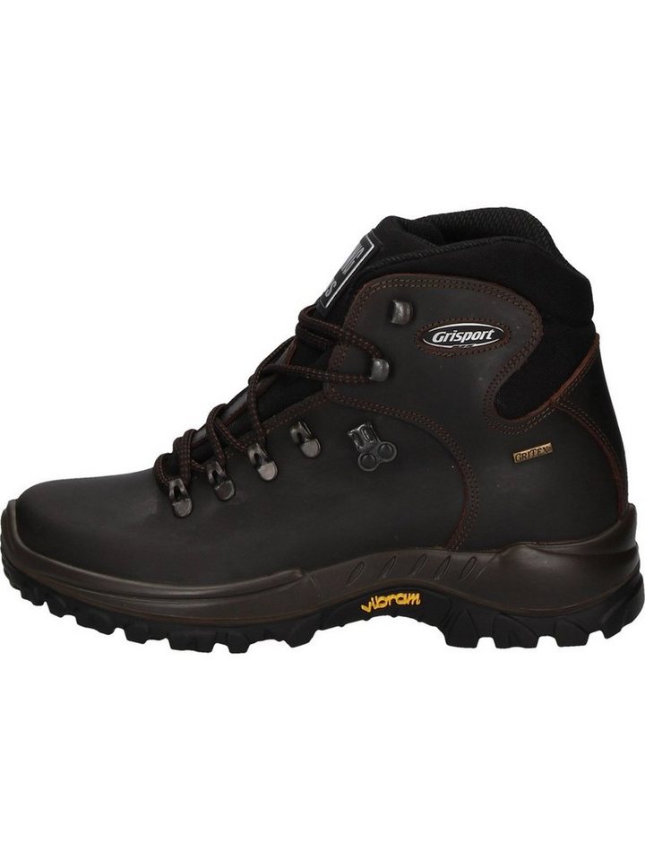 Grisport 10303D69G Arbeitsschuh Schnürstiefel dunkelbraun Gritex, Wind- und  wasserabweisendes Innenfutter