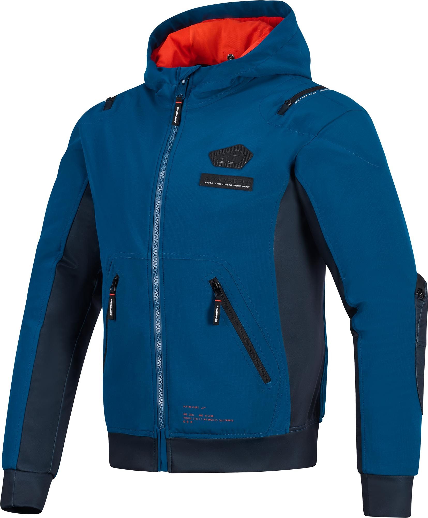 Alpinestars Motorradjacke Moblast WP wasserdichte Motorrad Textiljacke Ellenbogenprotektoren enthalten,Schulterprotektoren enthalten,was