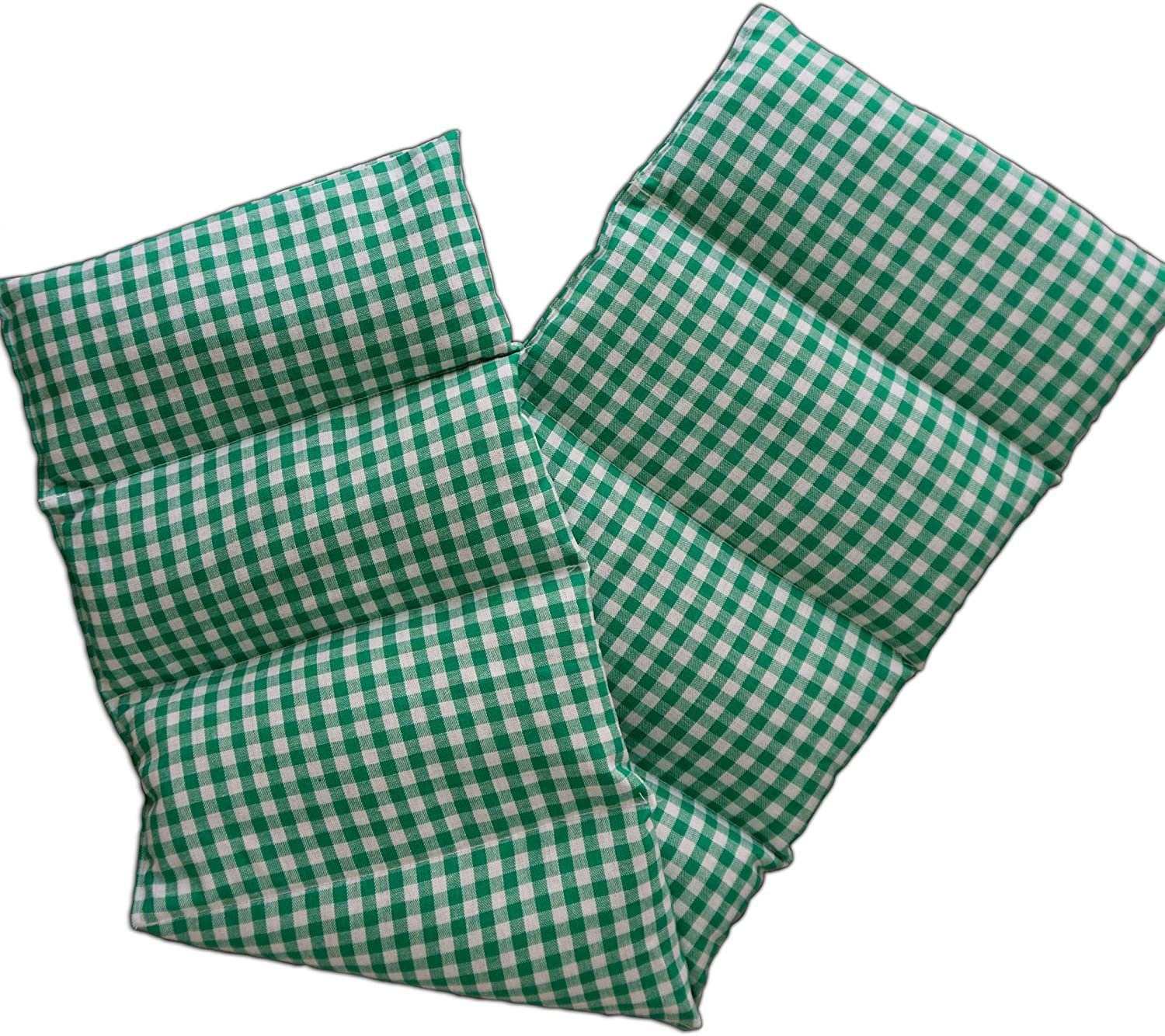 Giraffenland Wärmekissen Bio-Dinkelkissen 75x20cm 8-Kammer - Wärmekissen Kältekissen, Wärme- (Mikrowelle/Backofen) o. Kältekissen (Kühlschrank/Gefriertruhe)