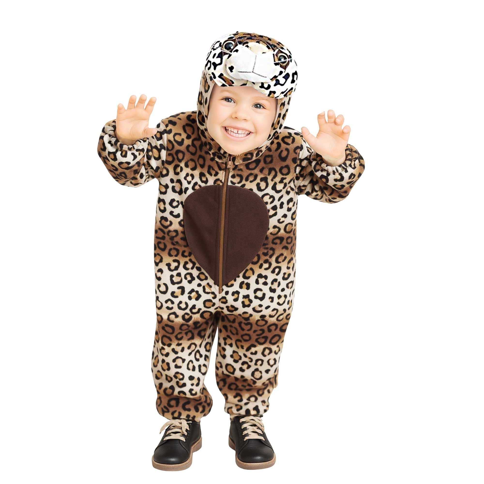 Ikumaal Kostüm Leopard-en Kostüm-e, F128, Kind-er Fasching Karneval Fasnacht - Größe: