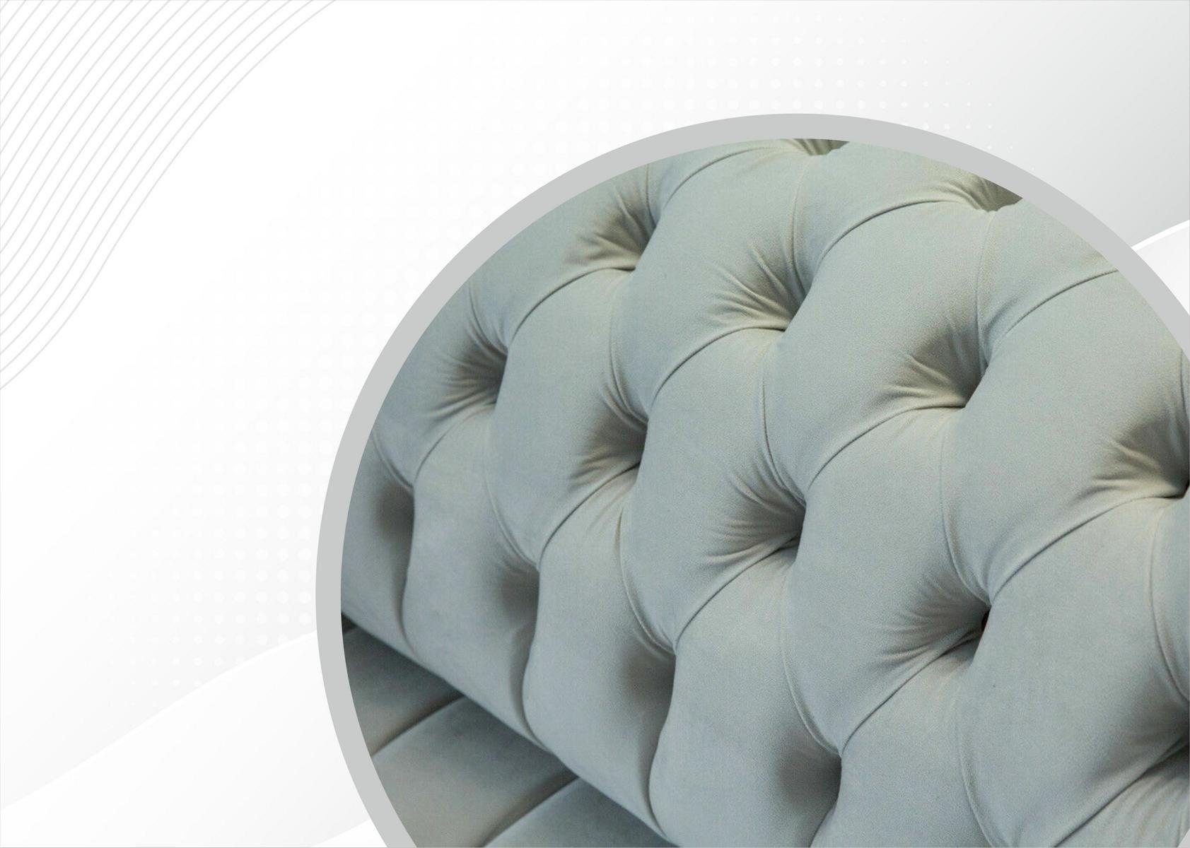 cm Design Couch JVmoebel Sitzer Sofa Chesterfield Chesterfield-Sofa, 185 2