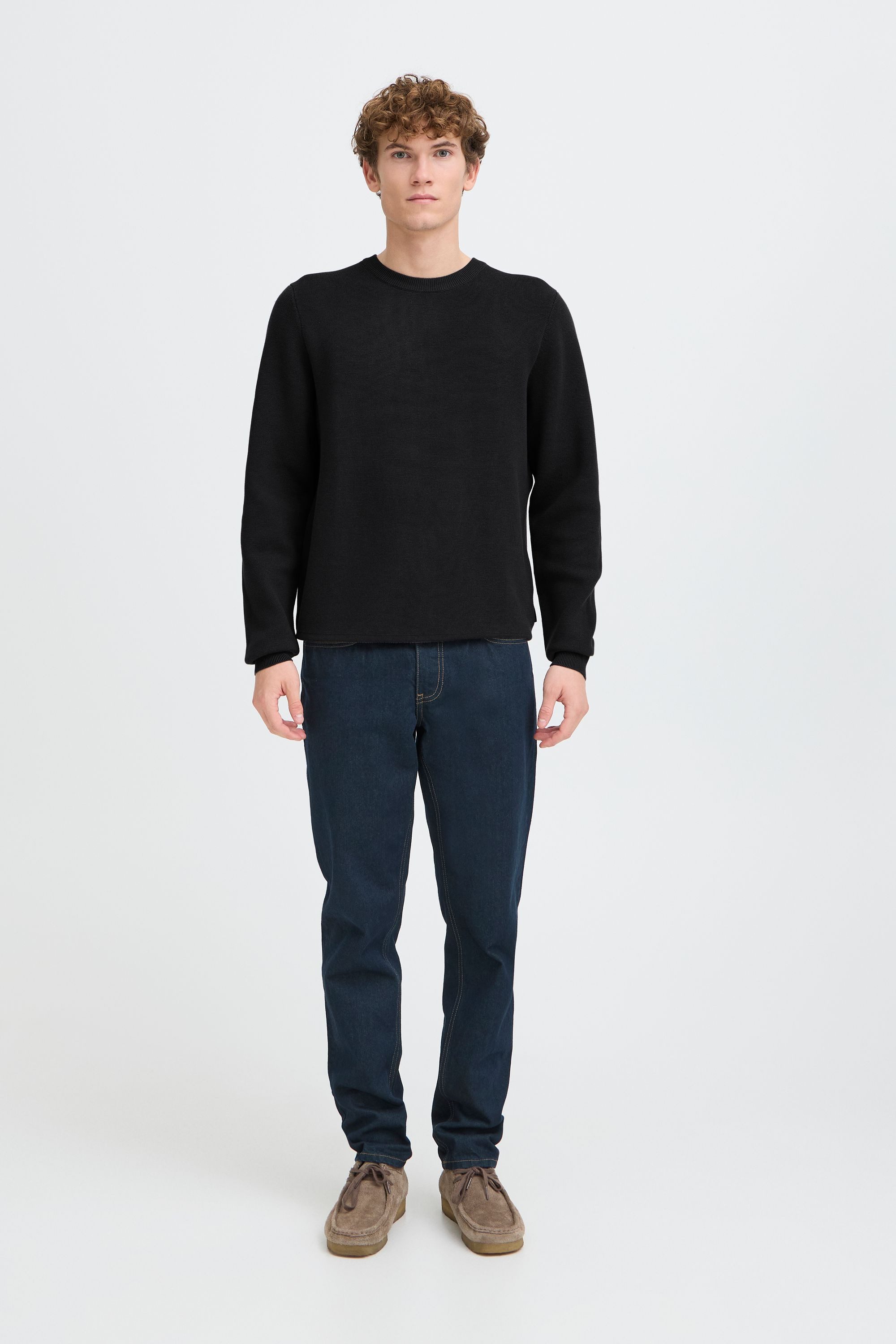 Casual Friday Strickpullover CFTheo Basic Crewneck