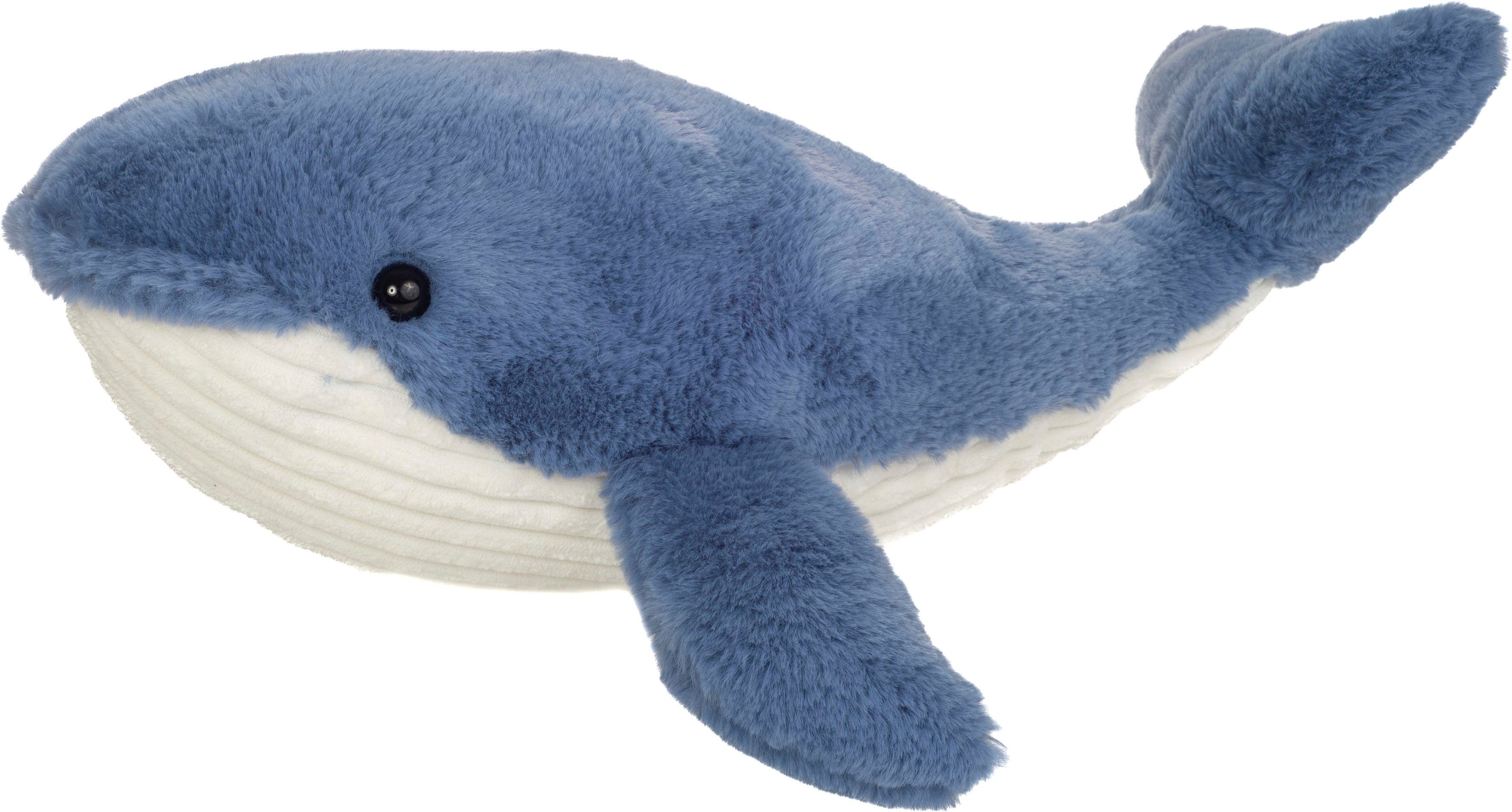 Teddy Hermann® Kuscheltier Herzekind, Walfisch Waltraud, 44 cm, zum Teil aus recyceltem Material