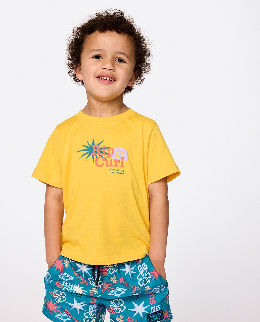 Rip Curl T-Shirt Let's See The Waves T-Shirt Kinder (1-8 Jahre)