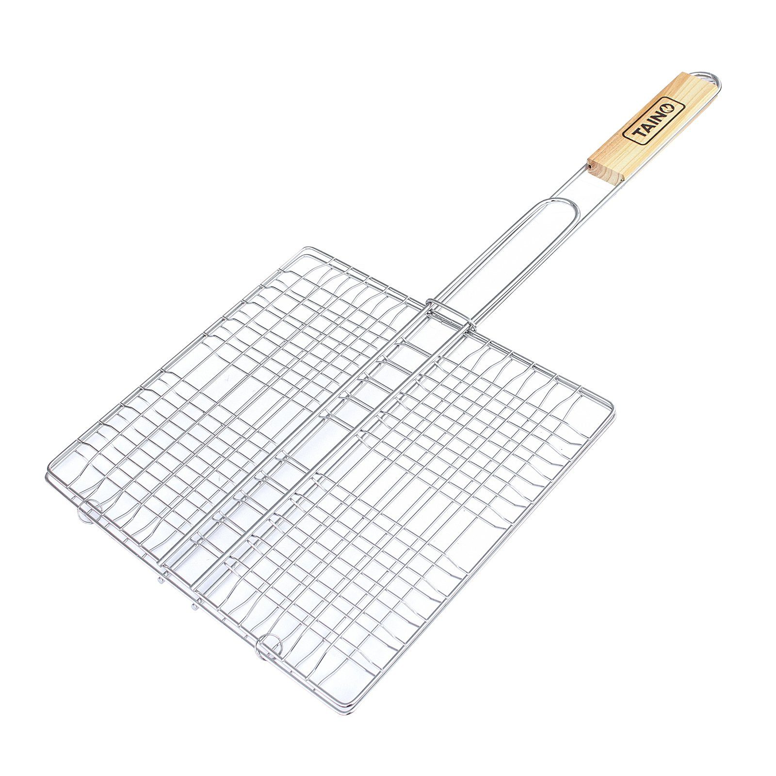 TAINO Grillwender, Grillkorb, Edelstahl, Grillen, Braten, Burger