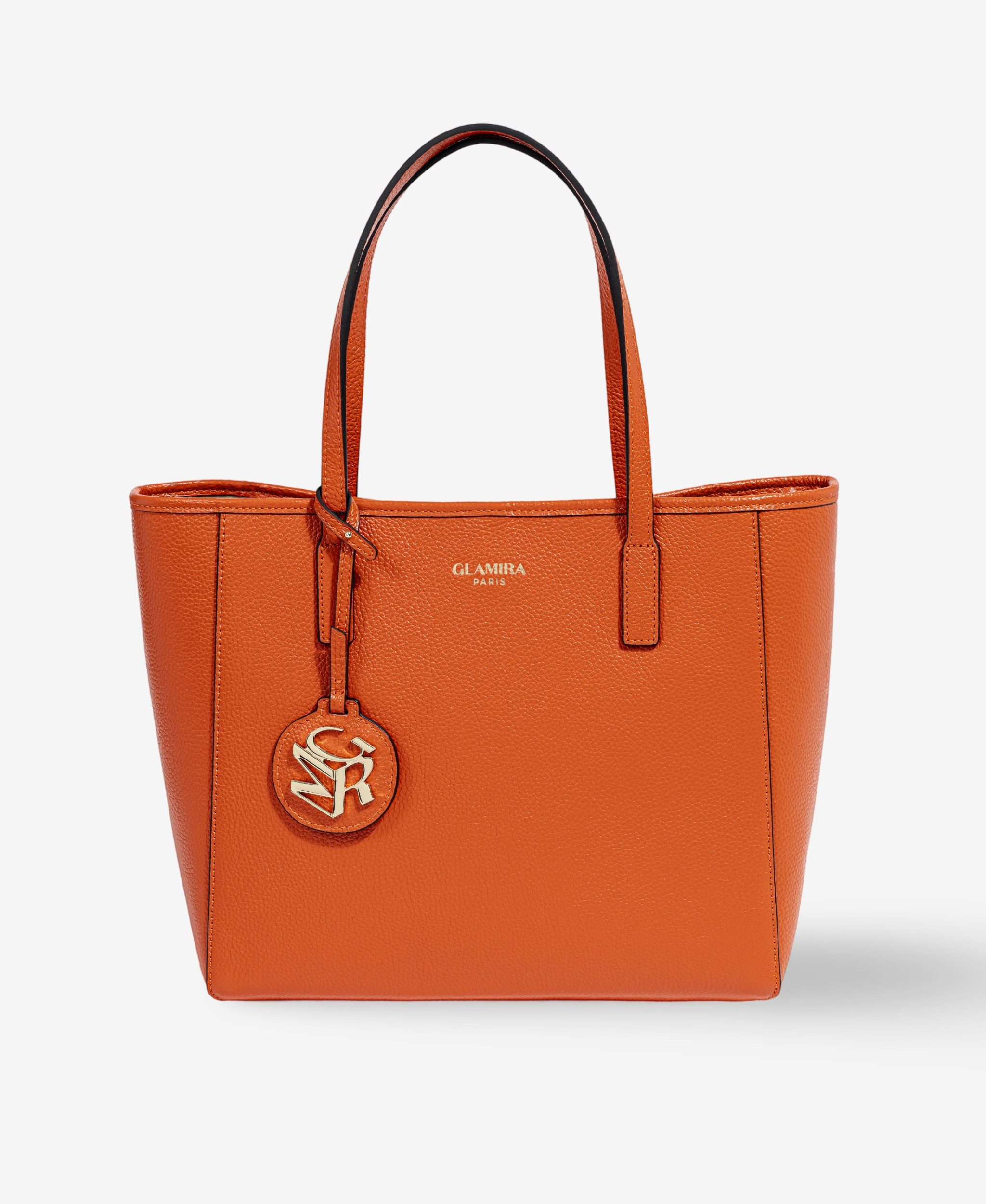 GLAMIRA Shopper Lysandra Orangener Shopper (1-tlg), echt Leder