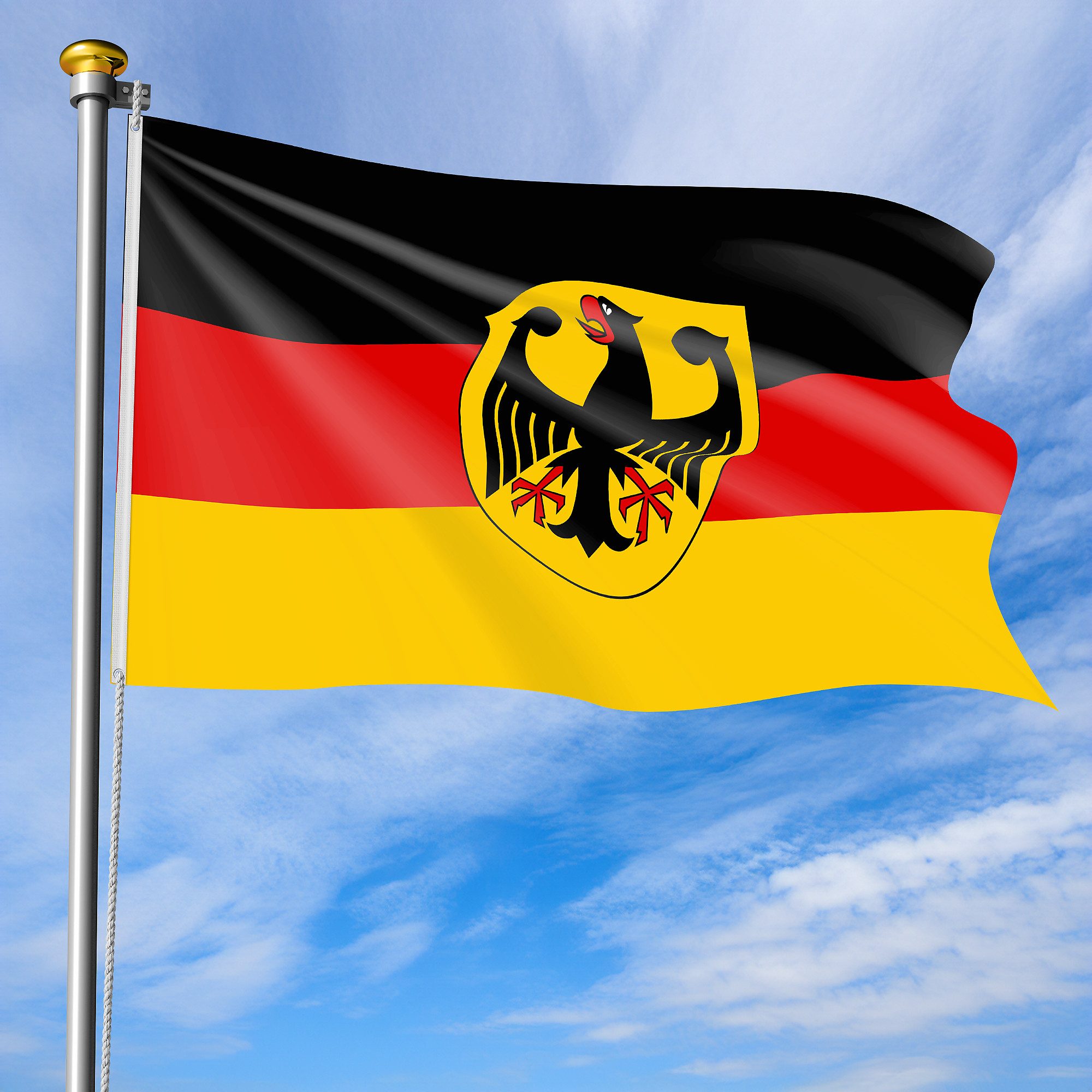 Taffstyle Flagge Länderflagge Fahne 150 x 90 cm mit Metallösen wetterfest Outdoor (Große Fanflagge für Sportevents Balkon Garten und Dekoration), EM WM Länderflagge Flagge Handball Eishockey Basketball Fussball