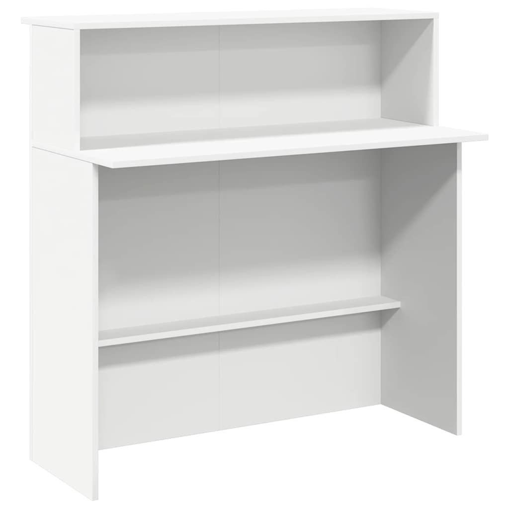 vidaXL Schreibtisch Empfangstresen Weiß 100 x 50 x 103,5 cm Holzwerkstoff günstig online kaufen