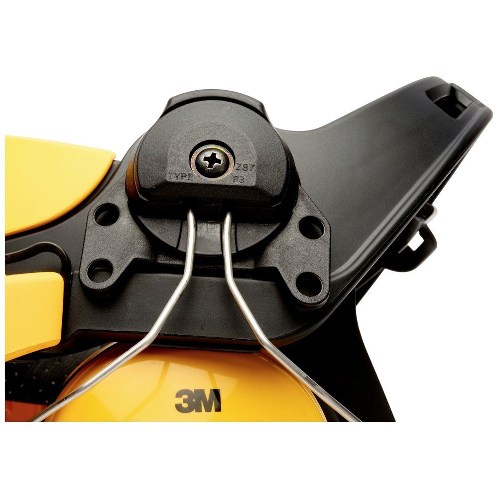 3M Kopfschutz 3M G500 5V5F1H51GU Gesichtsschutz EN 352, EN 166 Gelb