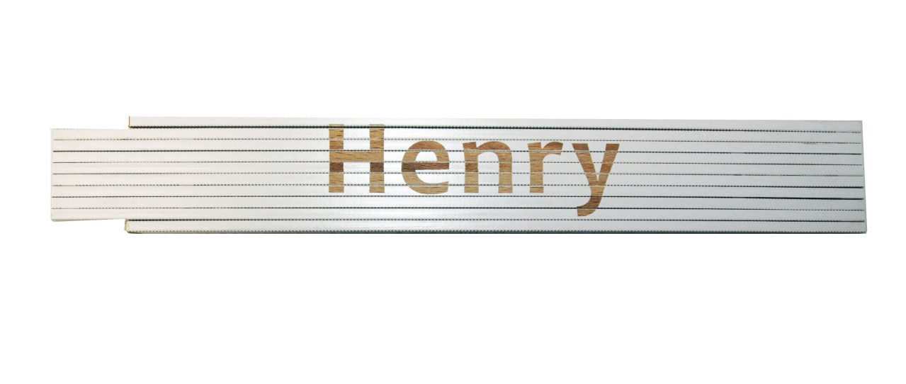 HEKA Zollstock Zollstock Henry 2 m weiß