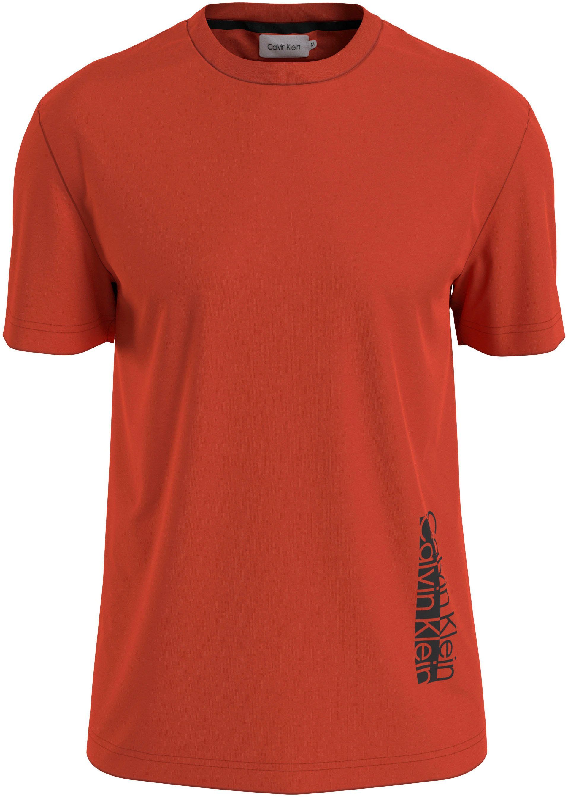 LOGO Klein OFF-PLACED Calvin Orange Spicy T-SHIRT T-Shirt