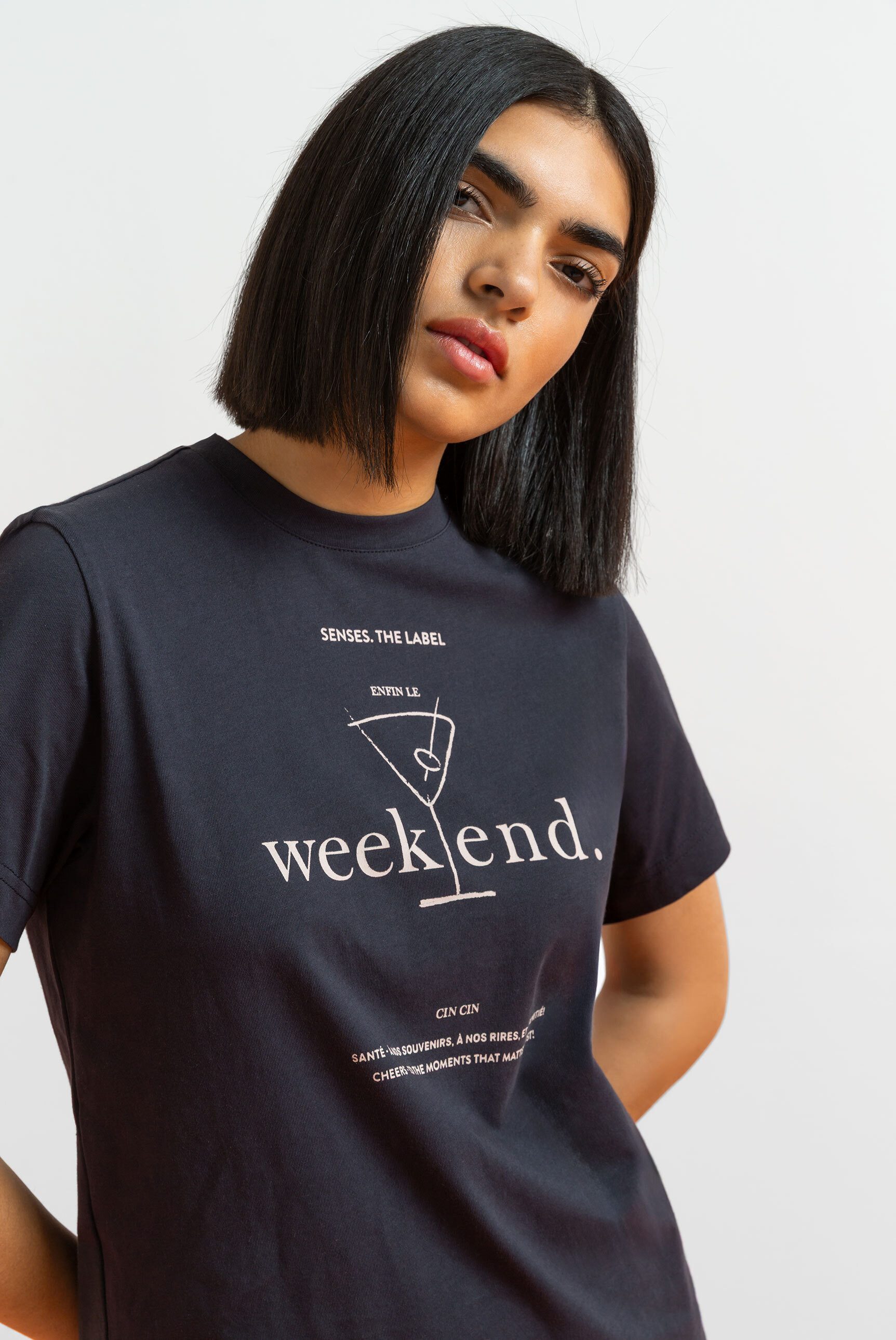 Rundhalsshirt