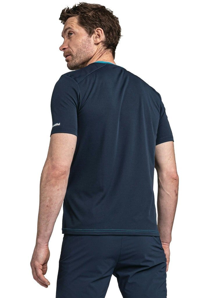 Schöffel T-Shirt Solvorn1 (4-Wege-Stretch, leicht) blau Herren