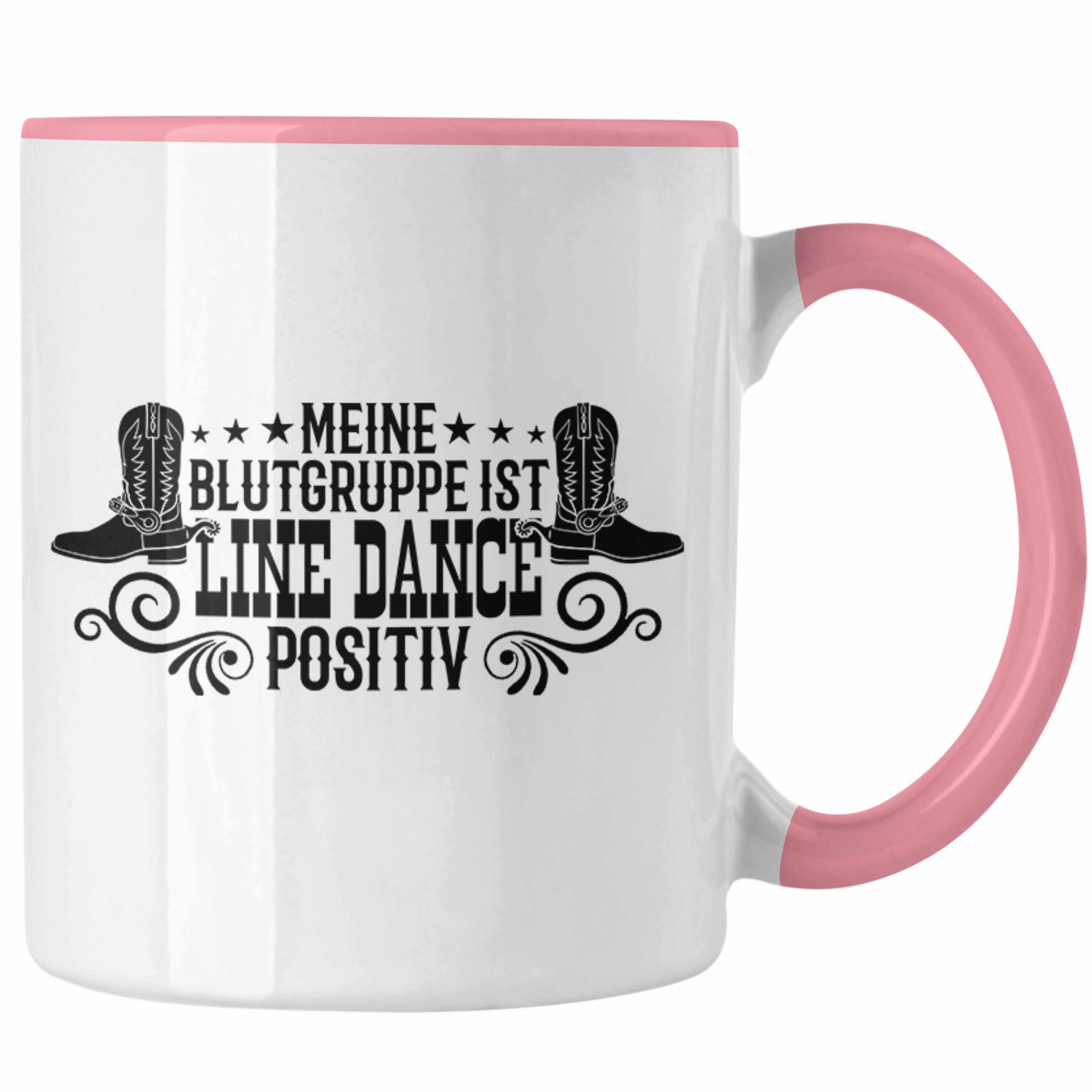 für Rosa Fans Line Geschenki Tasse Motiv Tasse Tänzerin Geschenk Dance Trendation Line Dance