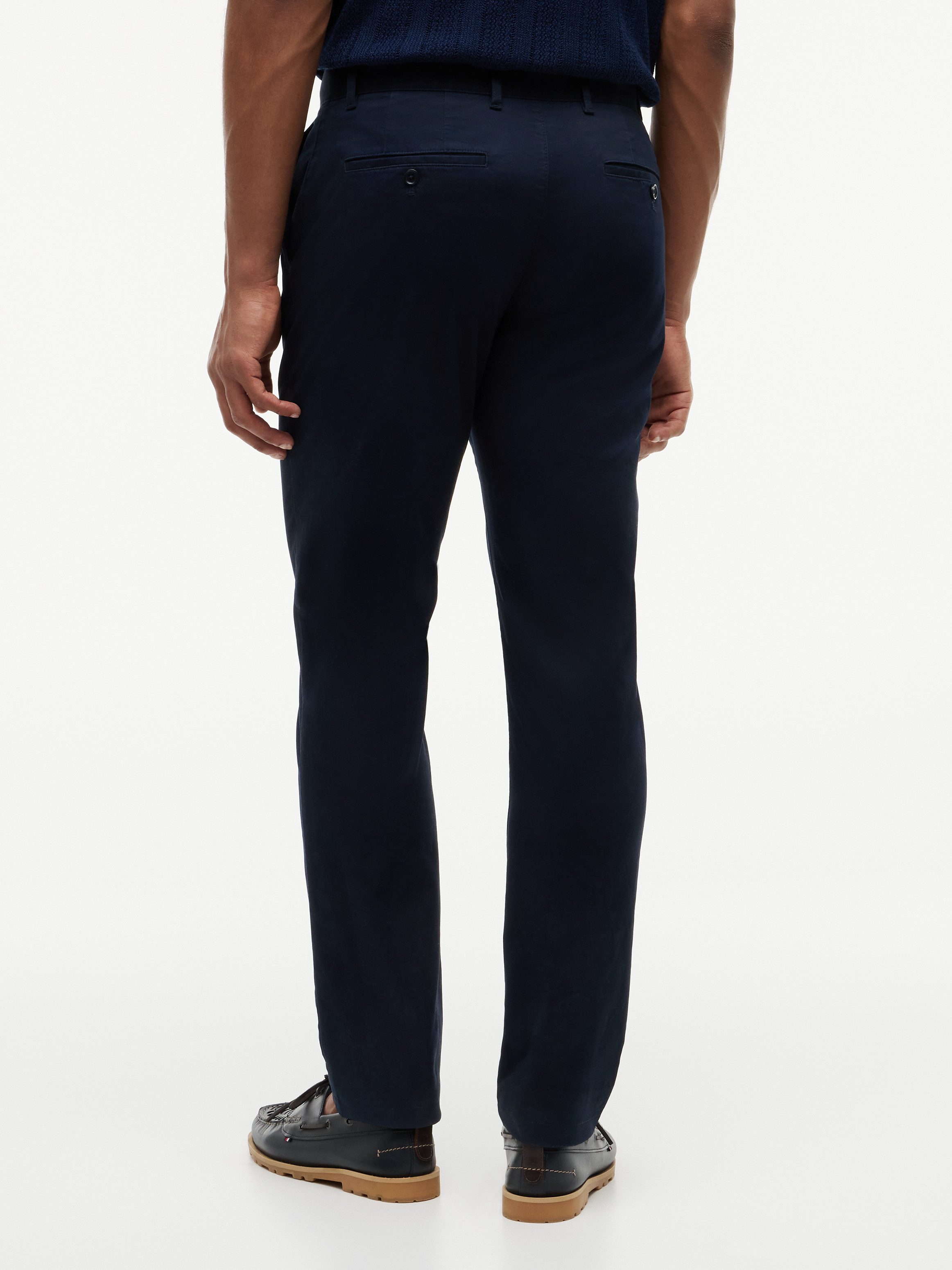 Tommy Hilfiger Chinohose CORE DENTON ESSENTIAL Straight Fit, Baumwolle mit Stretch
